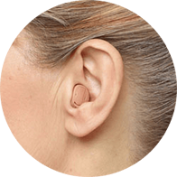 In the ear hearing aid