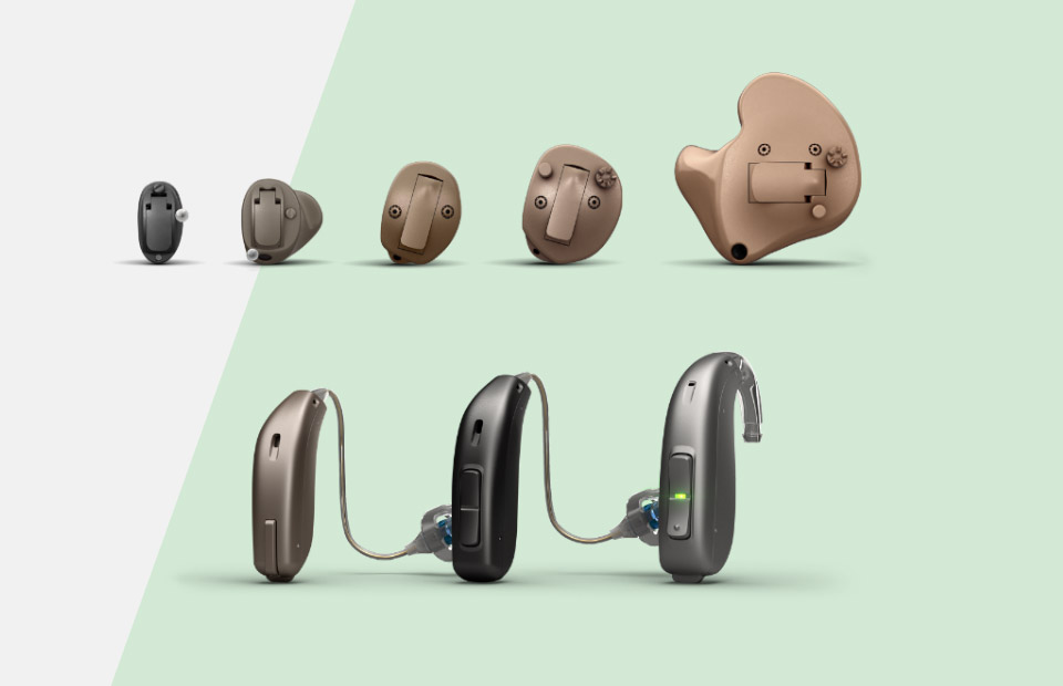 Image show different types of hearing aids insurance covers